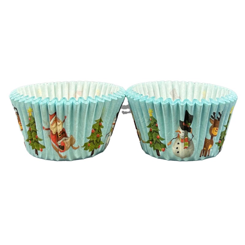 Scrumptious! - Cupcake Cases - Santa - 36PC 65GSM 51mm