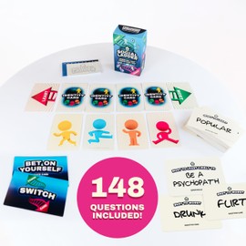 SOCIAL LADDER | The Funniest Rating Party Card Game | By The Sidemen | Rank Your Friends Most to Least and Best to Worst | Where Will Your Friends Rank You? | For Adults and Teens 15+ | Travel Size