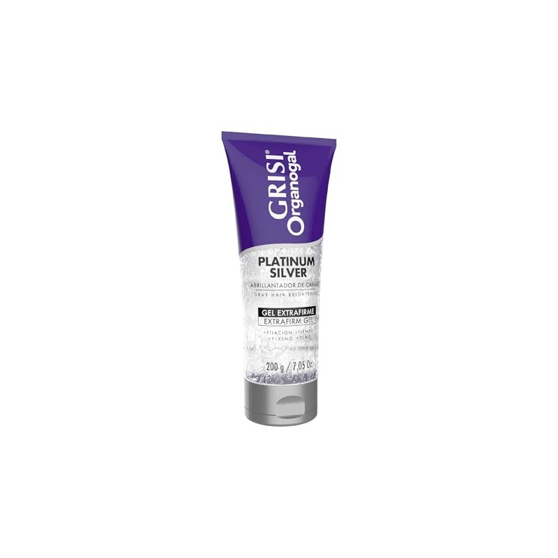 Organogal Grisi, Gel Extra Firme, Silver, 200 ml