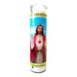 Lord's Prayer (Oracion del Senor) Devotional Candle