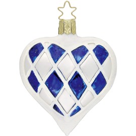 Inge Christmas Tree Decoration Bavarian Heart 8 cm