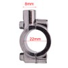 2x Universal 8 mm Motorcycle 22 mm Handlebar Mount Handlebar