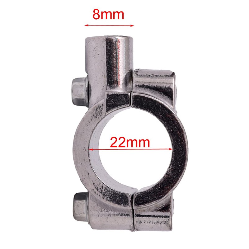 2x Universal 8 mm Motorcycle 22 mm Handlebar Mount Handlebar