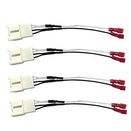 4PCS Car Door Radio Speaker Wiring Harness Adapter Connector Plug Compatiable with 2011-2021 Ford F150 Escape Focus Bronco Mustang 2 3 6 CX-3 CX-5 Replace#72-5602