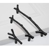 Txinmin Home 10 Pack Black Twig Knobs Branch Zinc Alloy