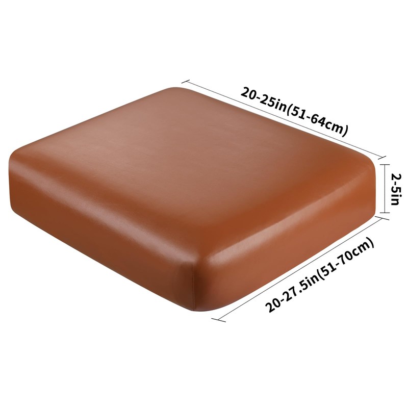 YISUN Waterproof PU Couch Seat Covers, Stretch Individual Seat Cushion