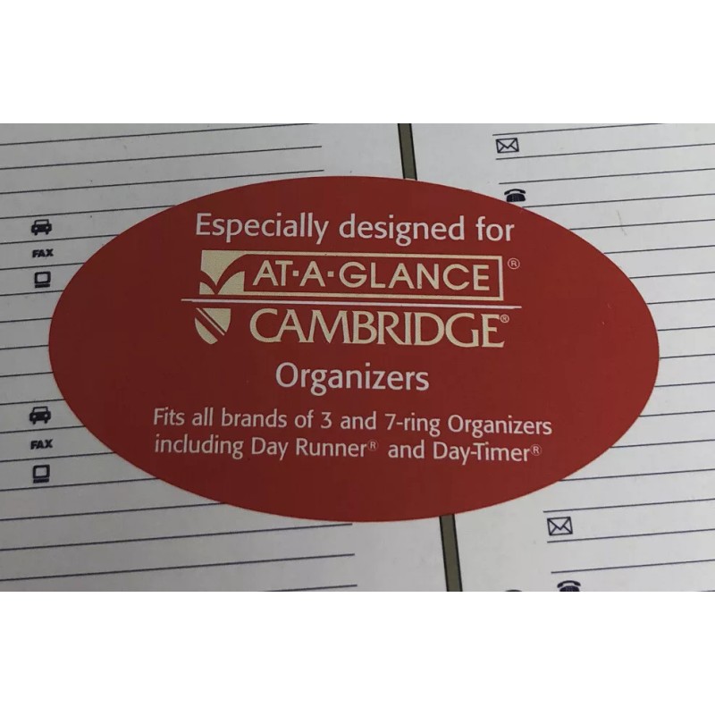 At-A-Glance #47763 Telephone/Addr