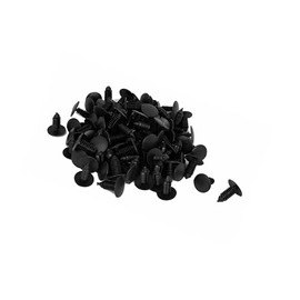 Motoforti 6.5mm x 6mm Hole Plastic Car Splash Guard Fir Tree Rivets 100pcs Long-lasting