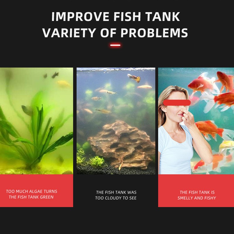 Aquarium Clean Light Back 180 Degree Lighting High Light Transmission