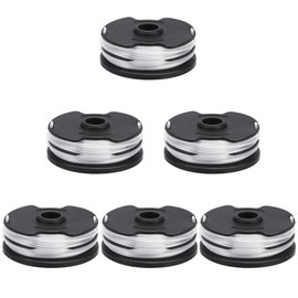 Yweller String Strimmer Spool Compatible with Parkside LIDL 20-Li PRT 50 PRT 300 PRT 550 A1,A2,A3,A5,B6,PRTA 20-Li B2,C3 Edge Cutter 0.065" 32Ft Replacement Spool Line 6 Pack