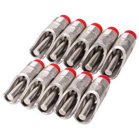 10PCS Automatic Pig Nipple Drinker,Water Nippler Stainless Steel 1/2 NPT Animal Drinker Tool,Duck Mouth Shape Pig Feeder Drinker with Filter for Sows