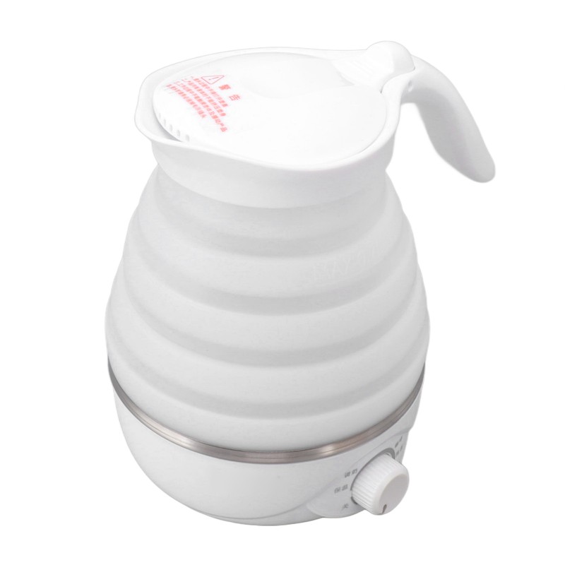 Travel Folding Electric Kettle Portable Silicone Foldable Collapsible Mini Household