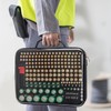 Battery Organizer Storage Case with Tester, Hardshell Portable Checker Carrying