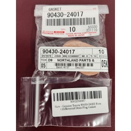 TOYOTA (トヨタ) 純正部品 オイルフィルタブラケットユニオン ガスケット 品番90430-24003