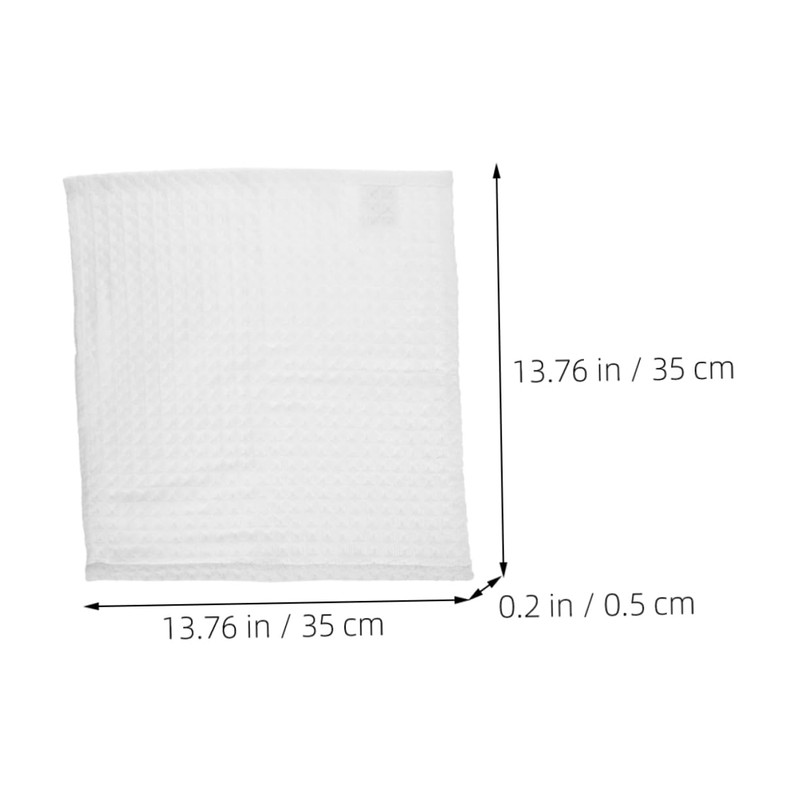 BIUDECO 3pcs Reusable Waffle Square Towel Face Washcloths Cotton Washcloths