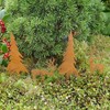 Storm's Gartenzaubereien Garden Stake Stake with Fir Tree, Set of