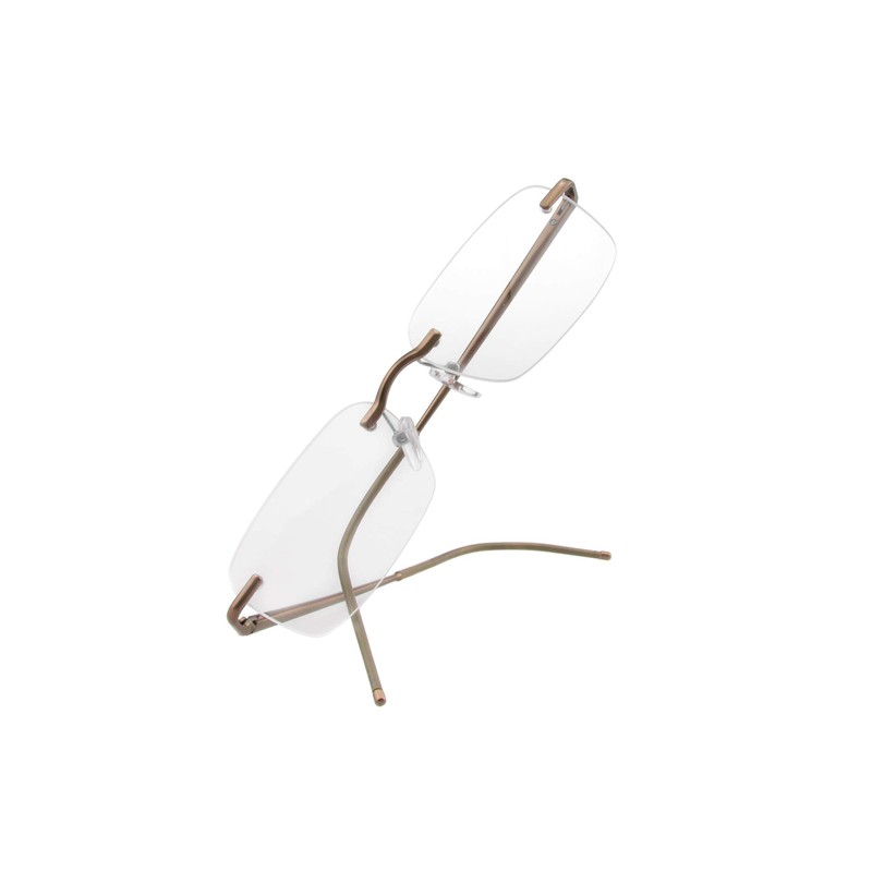 Edison & King Lesebrille Free randlose Brille aus Aluminium mit