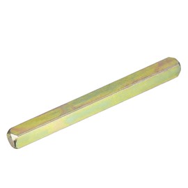 sourcing map Door Knob Spindle, Spare Door Handle Spindle Bar, 90mm Long Door Spindle Replacement Door Handle Parts, Gold