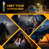Telescopic Camping Lights, Rechargeable 10500mAh Camping Lantern with Storage Bag,