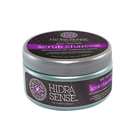 Charcoal Scrub 300gr - Exfoliante corporal de carbón activado con extracto de arnica, cacao y romero                                                  