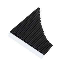 minkissy 1 Set Key Pan Flute Musical Instrument for Beginners Pipe Black Panpipe with Durable Resin for Music Learning and Performance