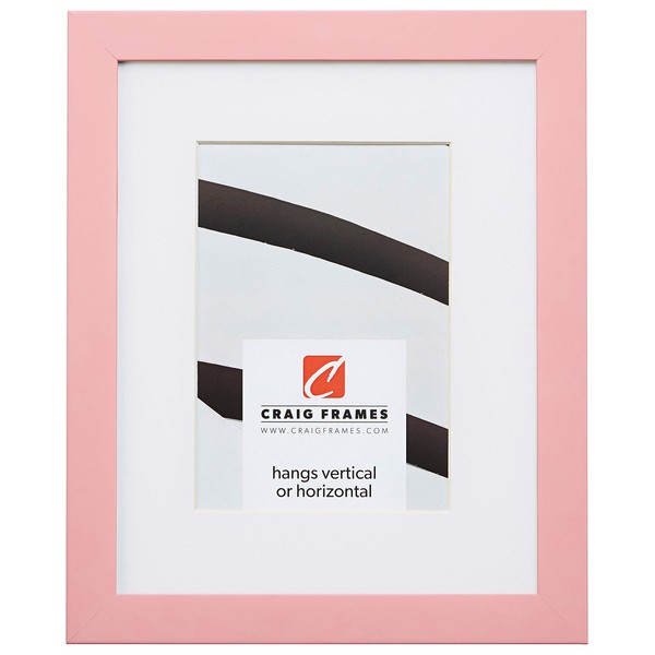 Craig Frames Confetti, 8 x 10 Inch Modern Light Pink