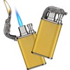 Torch Lighter, Magic Dual Flame Crocodile Lighter, Dual Fire Lighter,