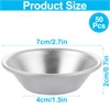 GBACHOOSE 50 Pcs Egg Tart Mould, Thicker Mini Pie Dishes,