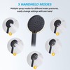 LCEVCGK Shower Head Combo Matte Black and Rose Gold, 8