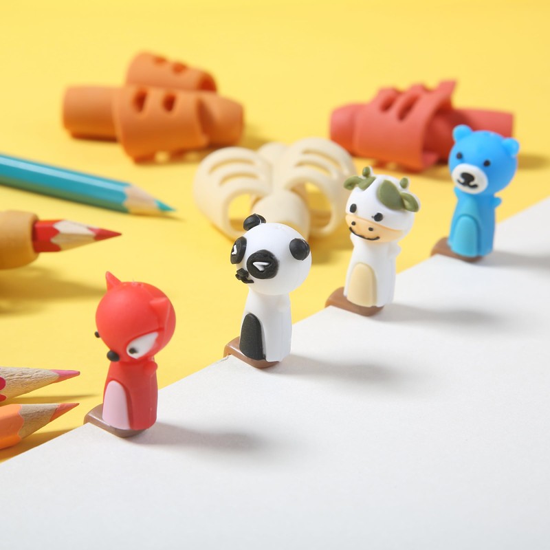 Mr. Pen- Pencil Grips for Kids Handwriting, 4 Pack with