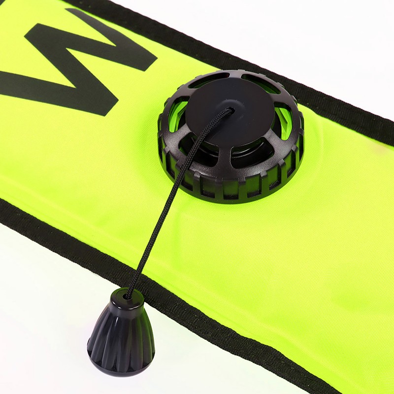 High Visible Inflatable Scuba Diving SMB Surface Signal Marker Buoy(Fluorescence