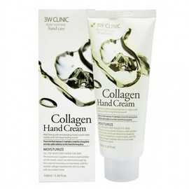 3W Clinic Hand Cream - Collagen 100ml Collagen Hand Cream Hand Moisturizing Hand Cream Moisturizing Cream Hydrating Cream Skin Moisturizing Hand Care / 3W클리닉핸드크림-콜라겐100ml 콜라겐핸드크림 손보습 핸드크림 보습크림 수분크림 피부보습 핸드케어