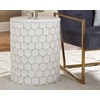 Signature Design by Ashley Polly Geometric Honeycomb Indoor Outdoor Accent
