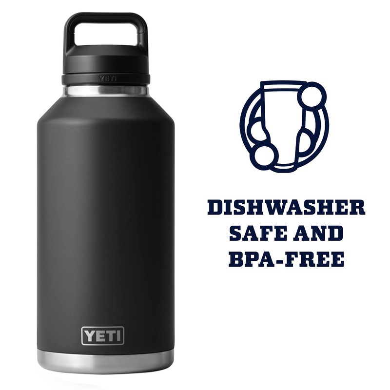 YETI Rambler 64 oz Bottle, Vacuum Insulated, Leakproof, Stainless Steel