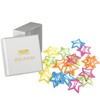HAARallerliebst Hair Clips Mini Stars (Pack of 20) Yellow, Orange,