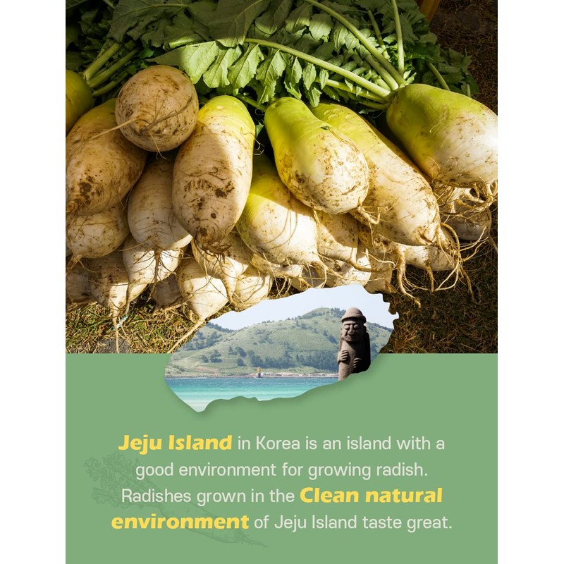 Jeju Island Radish, Korean Dried Seafood Mixed Dashi Pack (15g×27