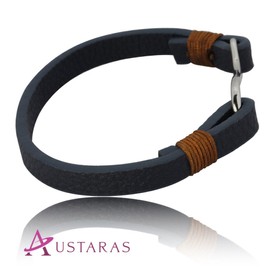 Leather Faux Ankle Wrist Friendship Nautical Jewelry Fishing Hook Charm Bracelet in 316L Stainless Steel/Navy Blue/Brown 925 Sterling Silver with a S Hook Clasp for Men and Women