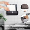 TOBEFORT Touchless Paper Towel Dispenser Wall Mount, No Drilling Waterproof/Dustproof