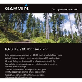 Garmin TOPO! 2009 Northern Plains/North Dakota/South Dakota/Minnesota/Nebraska/Iowa Map microSD Card