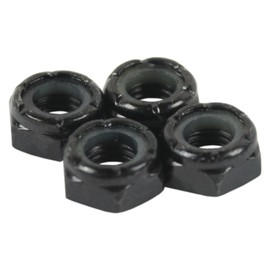 Axle Nuts Skateboard Axle Nuts 13 mm Pack of 4 Black