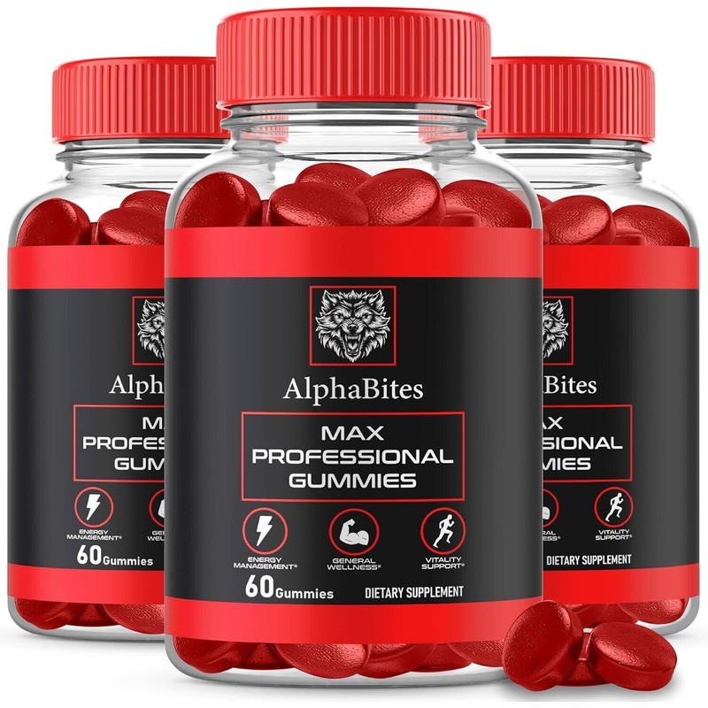 Healthly Alpha Bites Max Gummies General Wellness Support Supplement (180