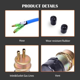 Mule Fuel Pump Electric Fuel Pump for Mule 1000 2500 2510 2520 3000 3010 3020 12v Replace 49040-1055 KAF620