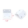 L Bracket White Karcy Angle Bracket Corner Braces 1x1.2(LxW) Stainless