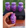 Set of 4 Pretty Keepsake Urns Small for Human Ashes