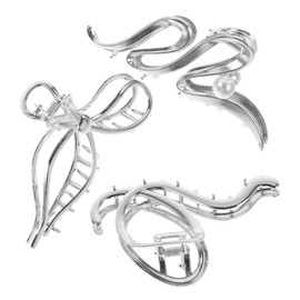 Ipetboom 3pcs Jumbo Hair Claw Clips for Thick Hair for Women Teen for Easy Styling Comfort Versatile Use for Weddings Daily Wear