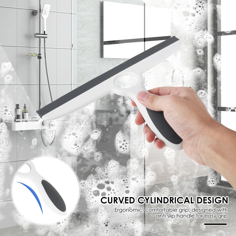 1PCS Shower Squeegee Lightweight Easy to Clean Shower Bathroom Sturdy