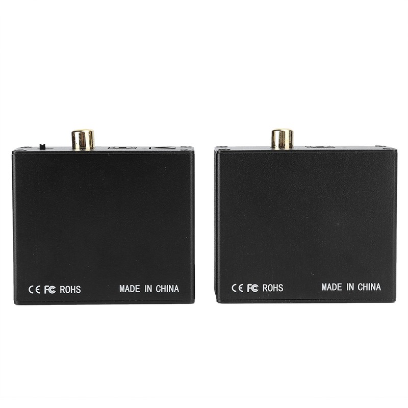Digital Audio Extender Coaxial and Optical Fiber Converter for Cat5e/6