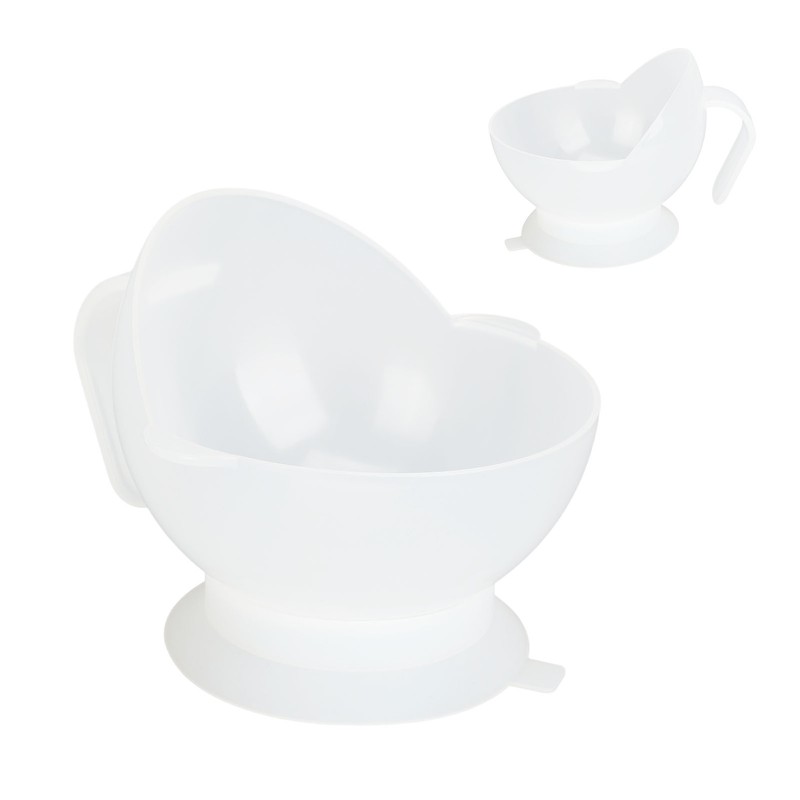 Scoop Bowl with Suction Cup Base Prevent Spills Assist Eating