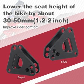 Xitomer 1.2-2" Adjustable Lowering kit, Fit for VFR1200F 2014 2013 2012 2011 VFR1200F 2010-2014, Suspension Links Lower Link