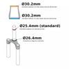 cyclingcolors Bicycle headset 1 inch screwable steel chrome-plated silver ball